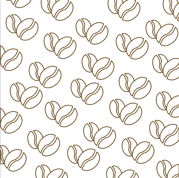 Kahve bean pattern